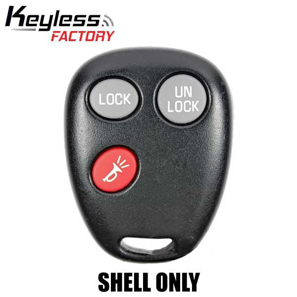 2002-2003 Saturn Vue / 3-Button Keyless Entry Remote SHELL /  PN: 22693421 / LHJ009 (AFTERMARKET)