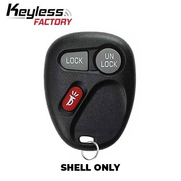 1998-2002 GM Keyless Entry Remote SHELL for KOBUT1BT - Black (AFTERMARKET)
