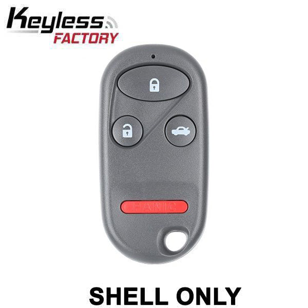 1997-2008 Honda / 4-Button Keyless Entry Remote SHELL