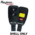 2005-2017 Hyundai Kia Keyless Entry Remote SHELL for PINHA-T038 - Black (AFTERMARKET)