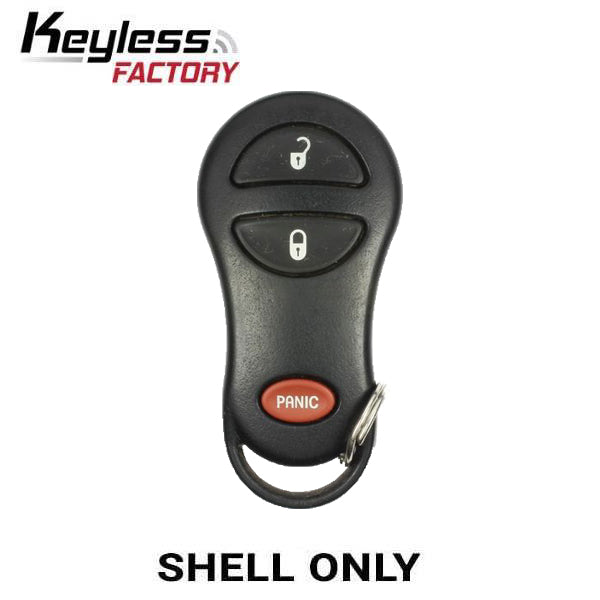 1997-2007 Dodge Durango Keyless Entry Remote SHELL for GQ43VT9T - Black (AFTERMARKET)