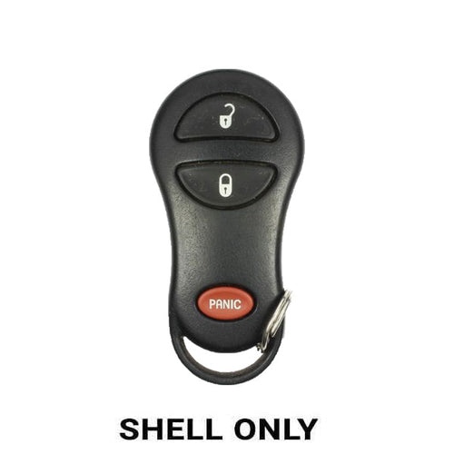 1997-2007 Dodge Durango Keyless Entry Remote SHELL for GQ43VT9T - Black (AFTERMARKET)
