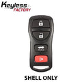 2002-2010 Nissan Keyless Entry Remote SHELL for KBRASTU15 - Black (AFTERMARKET)