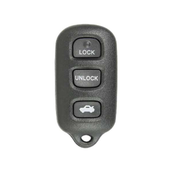 1995-2003 Toyota / 4-Button Keyless Entry Remote SHELL / GQ43VT14T (AFTERMARKET)