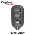 1995-2003 Toyota / 4-Button Keyless Entry Remote SHELL / GQ43VT14T (AFTERMARKET)