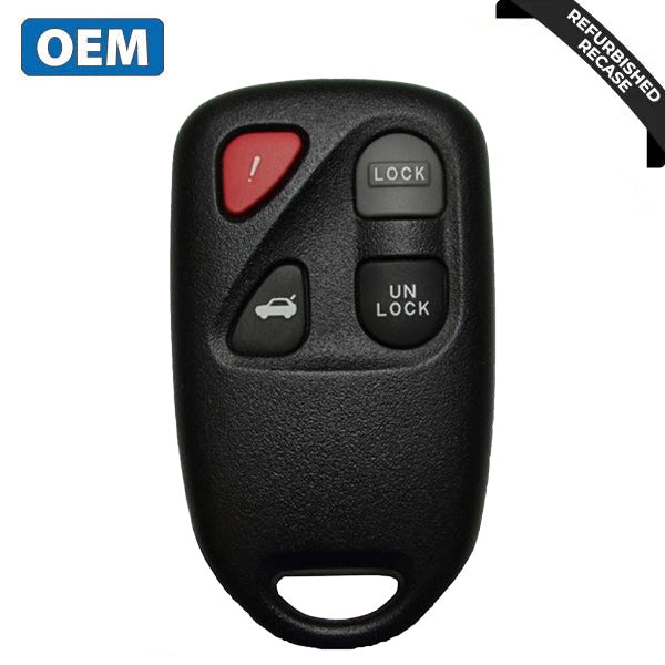 1999-2000 Mazda Protege / 4-Button Keyless Entry Remote / PN: BJ0E-67-5DY / KPU41015 (OEM Recase)
