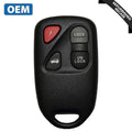 1999-2000 Mazda Protege / 4-Button Keyless Entry Remote / PN: BJ0E-67-5DY / KPU41015 (OEM Recase)