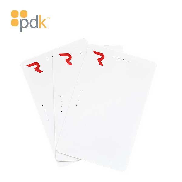 PDK - RED High Security Credential Card - Desfire EV2 - 4K Memory - Pack of 25 (125 MHz Prox)