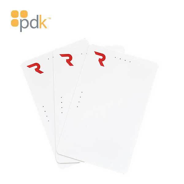 PDK - RED High Security Credential Card - Desfire EV2 - 8K Memory - Pack of 25 (125 MHz Prox)