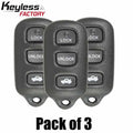 3 x 1998-2008 Toyota / 4-Button Keyless Entry Remote / GQ43VT14T / R-TOY-14T4 (Bundle of 3)