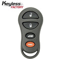 2001-2006 Chrysler / Jeep / Dodge / 4-Button Keyless Entry Remote / GQ43VT17T / (AFTERMARKET)