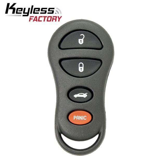 2001-2006 Chrysler / Jeep / Dodge / 4-Button Keyless Entry Remote / GQ43VT17T / (AFTERMARKET)