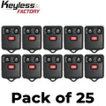 25 x 1998-2016 Ford / Lincoln / Mercury / Mazda / 3-Button Keyless Entry Remote / CWTWB1U331 / (AFTERMARKET) (Bundle of 