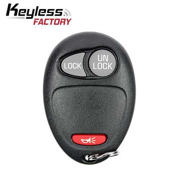 2001-2012 GM / Isuzu / 3-Button Keyless Entry Remote / PN: 10335583 / L2C0007T (AFTERMARKET)