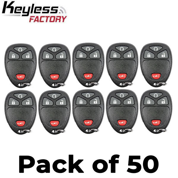 50 x 2007-2017 GM / 4-Button Keyless Entry Remote / OUC60270 / (AFTERMARKET) (Bundle of 50)