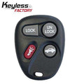 2001-2007 GM / 4-Button Keyless Entry Remote / PN: 15184352 / KOBLEAR1XT / (AFTERMARKET)