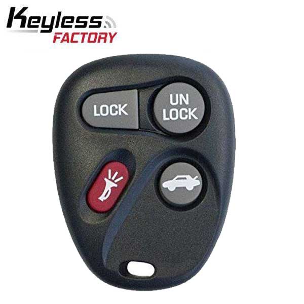 2001-2007 GM / 4-Button Keyless Entry Remote / PN: 15184352 / KOBLEAR1XT / (AFTERMARKET)