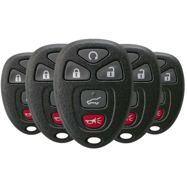 5 x 2007-2017 GM / 5-Button Keyless Entry Remote / OUC60270 / (BUNDLE OF 5)