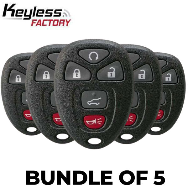 5 x 2007-2017 GM / 5-Button Keyless Entry Remote / OUC60270 / (BUNDLE OF 5)