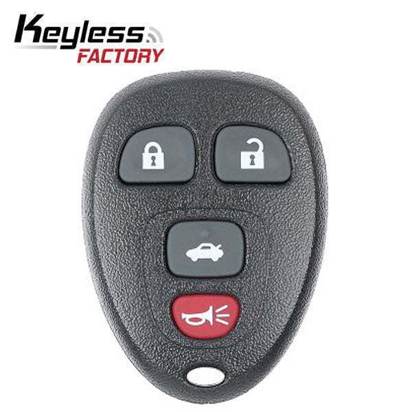 2004-2012 GM / 4-Button Keyless Entry Remote / PN: 22733523 / KOBGT04A (AFTERMARKET)