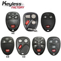 10 x 2000-2017 GM - Special Remotes Bundle (AFTERMARKET)