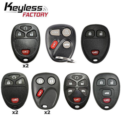 10 x 2000-2017 GM - Special Remotes Bundle (AFTERMARKET)