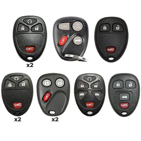 10 x 2000-2017 GM - Special Remotes Bundle (AFTERMARKET)