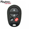 2004-2008 Toyota Avalon / Solara / 4-Button Keyless Entry Remote / GQ43VT20T / 89742-AA040 (AFTERMARKET)