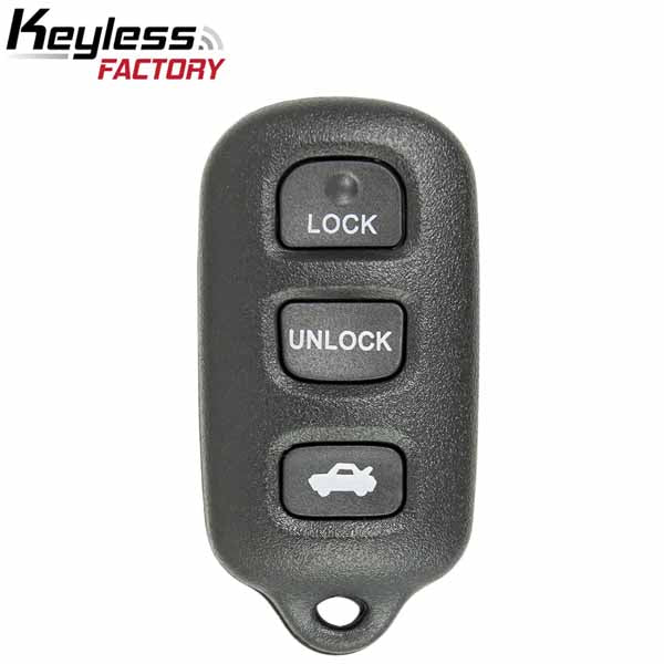 1998-2008 Toyota / 4-Button Keyless Entry Remote / GQ43VT14T / 89742-AA030 (AFTERMARKET)