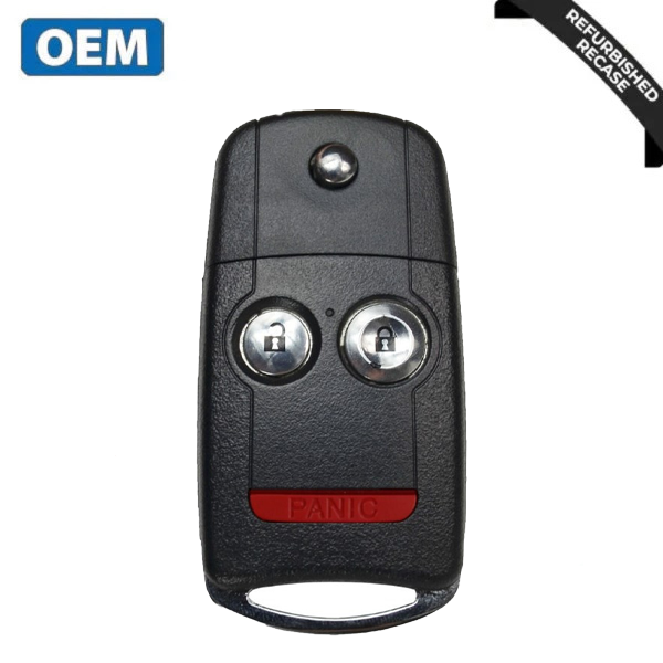 2009-2014 Acura / Buttons & Remote Type / PN: 72147-TL4-A21 / MLBHLIK-1T (OEM Recase) (Driver 1)
