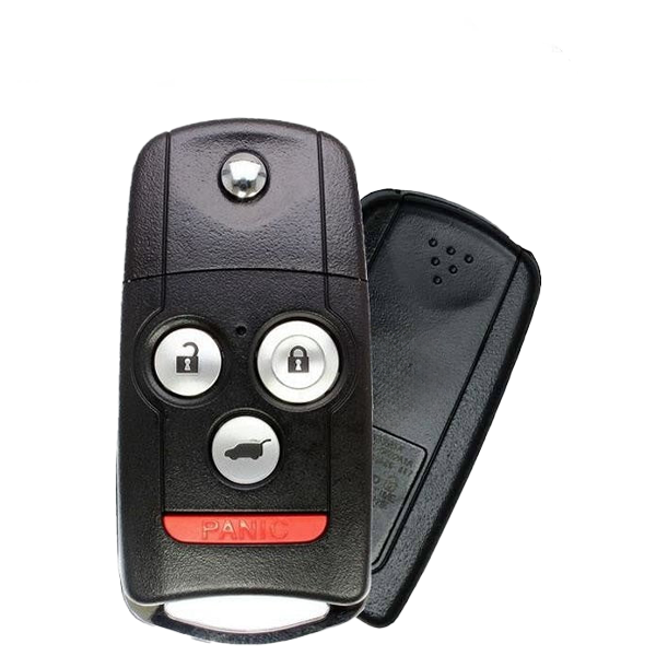 2007-2013 Acura MDX / 4-Button Flip Key / PN: 35111-STX-326 / N5F0602A1A (OEM Recase)(Memory 2)