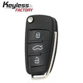 2006-2015 Audi / 3-Button Flip Key / PN: 0657660023S/ IYZ 3314 / 315 MHz (AFTERMARKET)
