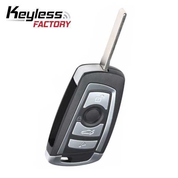 1999-2009 BMW / 4-Button Flip Key / LX8FZV / EWS (2 Track) / 315 MHz (AFTERMARKET)