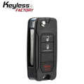 2004-2015 Chrysler Dodge Jeep Mitsubishi / 3-Button Remote Flip Key / OHT692427AA (AFTERMARKET)