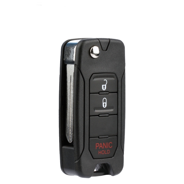 2004-2015 Chrysler Dodge Jeep Mitsubishi / 3-Button Remote Flip Key / OHT692427AA (AFTERMARKET)