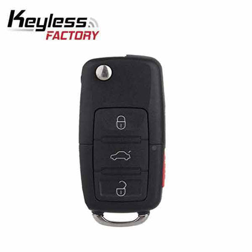 1996-2006 Ford Lincoln Mercury Mazda / 4-Button Flip Key / CWTWB1U331 (AFTERMARKET)