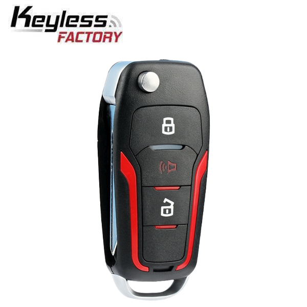1998-2016 Ford Lincoln Mazda Mercury / 3-Button Remote Flip Key / CWTWB1U345 (AFTERMARKET)