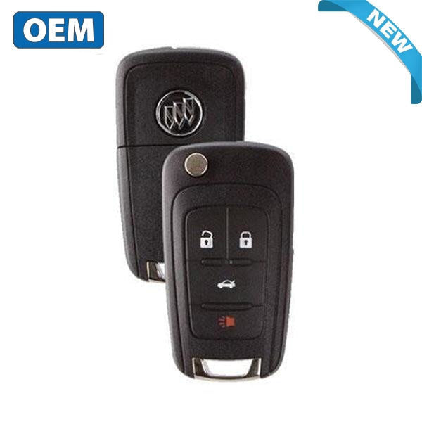 2010-2017 Buick Encore LaCrosse Regal / 4-Button Flip Key / PN: 13500227 / OHT01060512 (OEM)