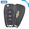 2019-2025 Chevrolet Cruze Trailblazer / 4-Button Flip Key / PN: 13530746 / LXP-T004 (OEM)