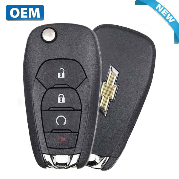 2019-2025 Chevrolet Cruze Trailblazer / 4-Button Flip Key / PN: 13530746 / LXP-T004 (OEM)