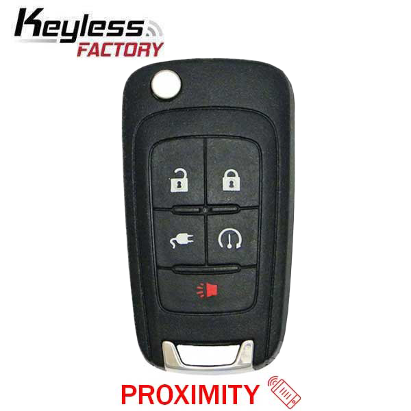 2011-2016 Chevrolet Volt / 5-Button Remote Flip Key / OHT05918179 (AFTERMARKET)