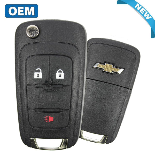 2010-2018 Chevrolet Equinox Sonic Spark Trax / 3-Button Flip Key / PN: 20873621 / OHT01060512 (OEM)