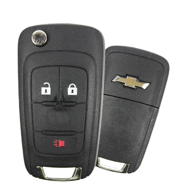 2010-2018 Chevrolet Equinox Sonic Spark Trax / 3-Button Flip Key / PN: 20873621 / OHT01060512 (OEM)