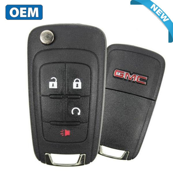 2010-2017 GMC Terrain / 4-Button Flip Key / PN: 20835400 / OHT01060512 (OEM)