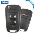 2010-2017 GMC Terrain / 4-Button Flip Key / PN: 20835400 / OHT01060512 (OEM)
