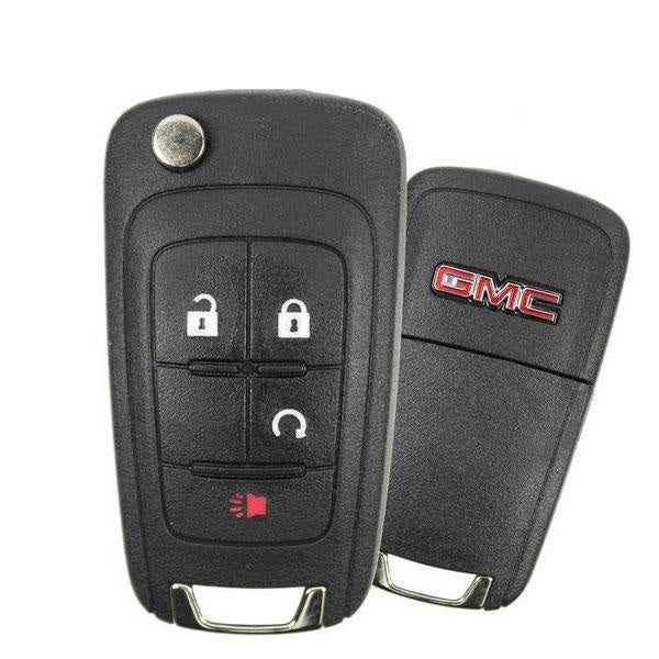 2010-2017 GMC Terrain / 4-Button Flip Key / PN: 20835400 / OHT01060512 (OEM)