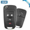 2013-2024 Buick Encore / 4-Button Flip Key / PN: 13585811 / AVL-B01T1AC (OEM)