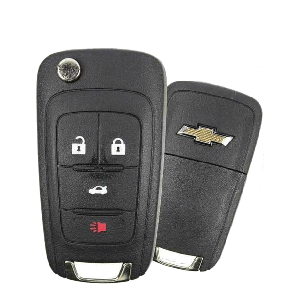 2010-2015 Chevrolet Camaro / 4-Button Flip Key / PN: 23366895 / OHT01060512 (OEM)