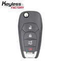 2016-2019 Chevrolet Cruze Sonic / 4-Button Flip Key / PN: 13588756 /  LXP-T003 / 315 MHz / XL7 (AFTERMARKET)