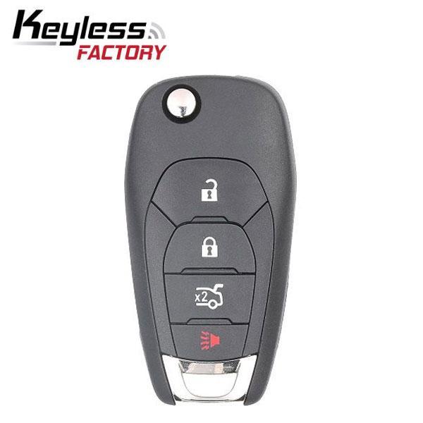 2016-2019 Chevrolet Cruze Sonic / 4-Button Flip Key / PN: 13588756 /  LXP-T003 / 315 MHz / XL7 (AFTERMARKET)